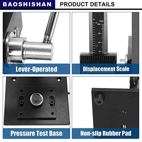 BAOSHISHAN Digital Force Gauge HP500 Push Pull Gauge (50kgf/110lbf