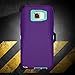 Galaxy Note 5 Case, ToughBox [Armor Series] [Shock Proof] [Purple | Aqua] for Samsung Galaxy Note 5 Case [Built in Screen Protector] [Holster & Belt Clip] [Fits Otterbox Defender Series Belt Clip]