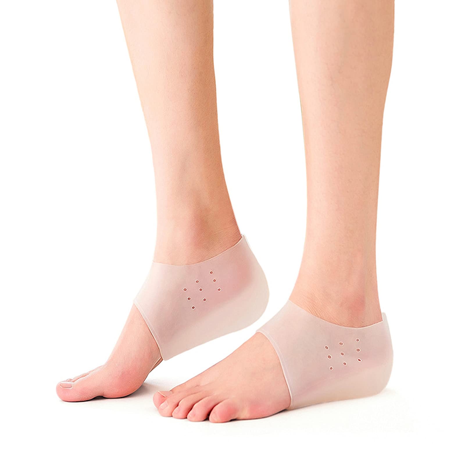 Photo 1 of **RUNS SMALL*** Heel Protectors Height Increase Insole Silicone Invisible Heel Lift Shoe Insoles, Shock Absorption Cushion Support for Men and Women Half Shoe Pad, 1.57 in