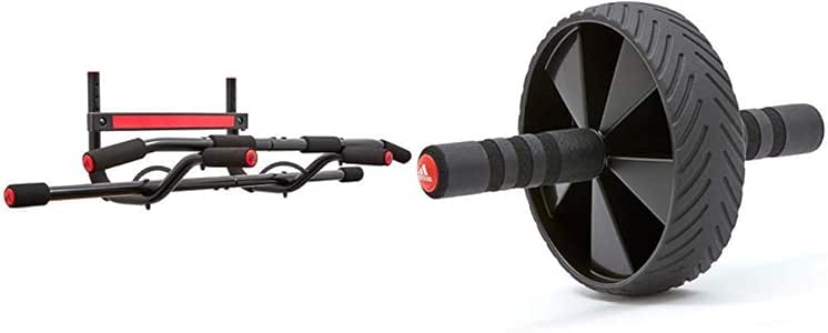 adidas Barra de Dominadas + Rueda de Abdominales: Amazon.es ...