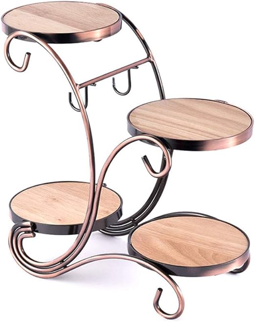 Estante de drenaje creativo para tazas de café, estante de secado