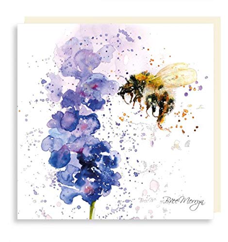 Beautiful Bree Merryn Lavender Design Mini Card, Multicolor, BRE0132