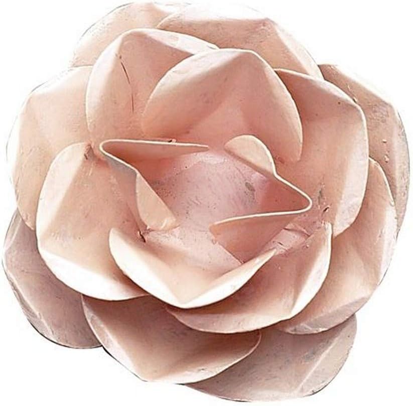 Jubilee Collection Metal Rose Decorative Magnet, Large, Light Pink