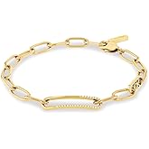 Calvin Klein Women's Asymmetrical Elegance Bracelet for - Stainless Steel with Lobster Closure - Premium Fashion Jewelry Accessory - Gift for Her