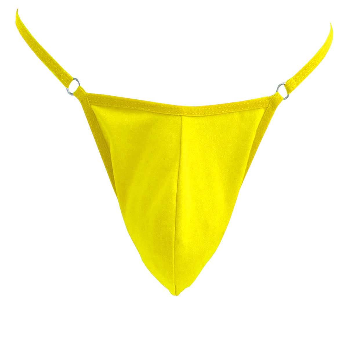 VemeFufu Mankini for Men Funny UK Hot Swimming Men's Thong String Soft Briefs Mankini Costume Underwear Yellow
