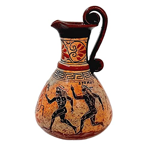 Ancient Greek Jar Vase 19cm,Multicolored,showing themes
