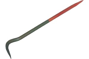 Sluice Fox Prospecting Tool Crevice Breaking Digging bar for Gold panning kit; 19 inch Long, six-Sided Steel Gold Mining Tool with Point tip and Flat tip