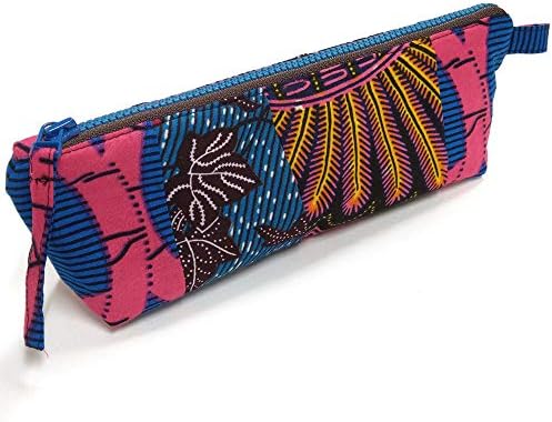 スポンサー プロダクト アフリカ布のペンケース メガネケース 日本製 眼鏡入れ Ykkチャック 筆箱 百貨店