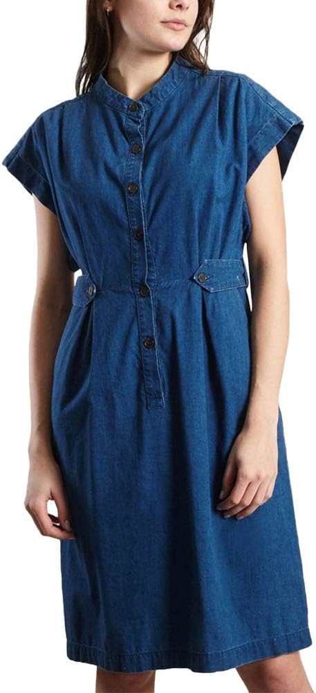 Tara Jarmon Denim Shirt Dress Women Blue