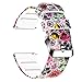 Lwsengme Silicone Watch Replacement Bands with Quick Release-Choose, Choose Color & Width (20mm,22mm) Soft Rubber Watch Strap for Men & Women Smart Watch Fitness (Colorful-03, 20mm)