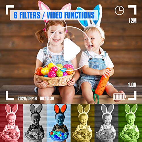 Peradix Fotocamera per Bambini,1080P HD Mini Telecamera per Bambini con Scheda SD 32 GB,Fotocamera per Bambini Giocattolo Selfie Macchina Fotografica Videocamera per Bambini Regalo Oltre 3 Anni