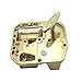 Helen Zora 18 Note Windup Gold Plating Clockwork Mechanism DIY Music Box Movement Many Songs for Choose