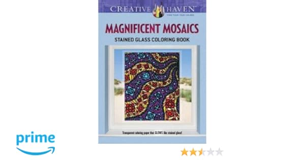 Amazoncom Creative Haven Magnificent Mosaics Stained Glass - 