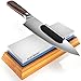 Gilded Chef - Knife Sharpening Stone and Premium Whetstone Sharpener Set - 1000/6000 Grit Waterstone Kit - Sharp Steel Knives are Safer - Best for Expensive Kitchen, Japanese Sushi, & Butcher Knives