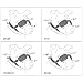 WESTLINK Dog Sunglasses Eye Wear UV Protection Goggles Pet Fashion Black Small