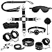 Melo Bondage Restraints Sex Kit Adult Sex Game Tools Sex Accessories (Black2)