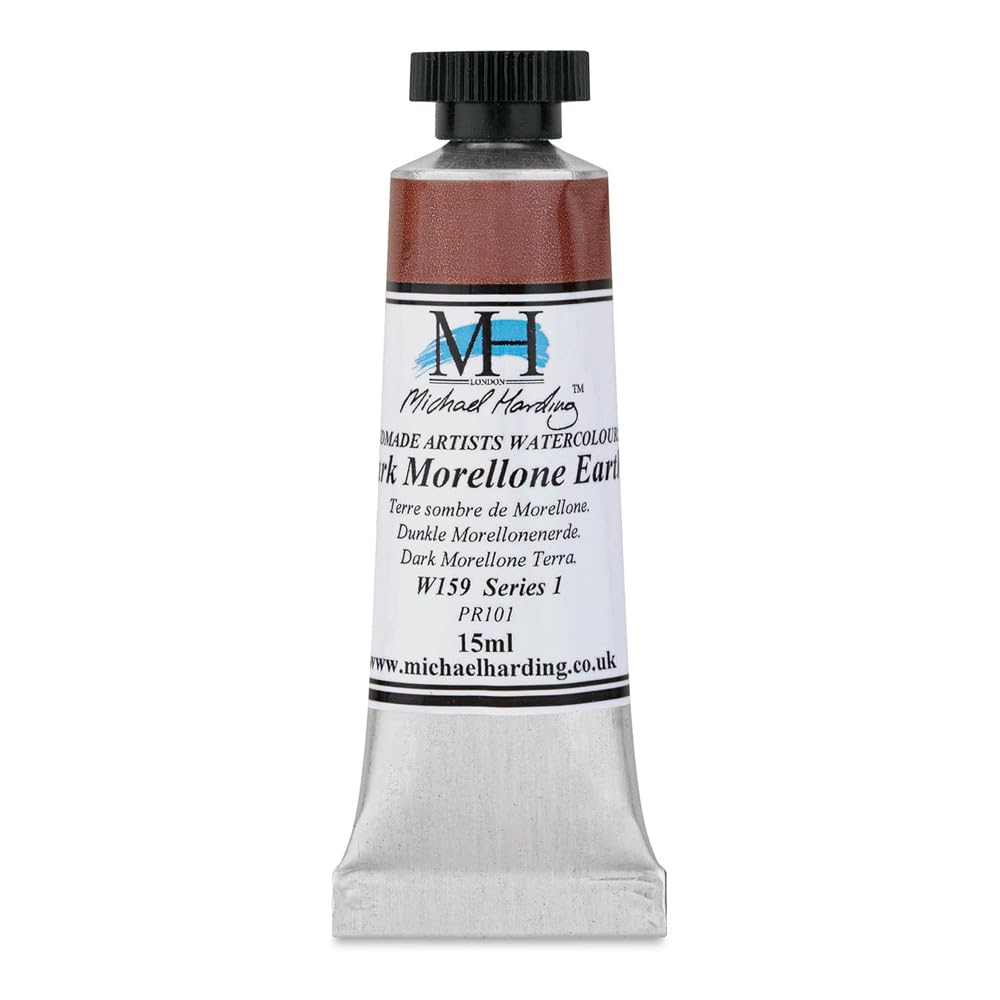 Michael Harding Professional Watercolors - 15ml Tubes (Dark Morellone Earth)