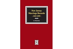 New Jersey Marriage Records, 1665-1800.