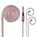 KZ 8 Core Silver Copper Mixed Upgrade Earphones Replacement Cable, 3.5 mm Audio Cable with 2pins 0.75mm Connector Detachable IEM Cable Fit for KZ BA10 AS10 ZS10 ZSR ZST ED12 ES3 ES4 ZSN (B PINS) primary