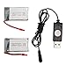 Syma X5HC X5HW RC Quadcopter Drone Spare Part 2PCS 3.7V 500mAh original battery and charger