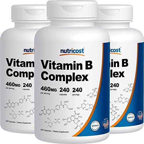Nutricost High Potency Vitamin B Complex 415mg, 240 Capsules With