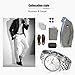BUREI Men Simple Quartz Watch Silver Analog Dial with Day Date Window Mineral Lens Stainless Steel Case and Bracelet