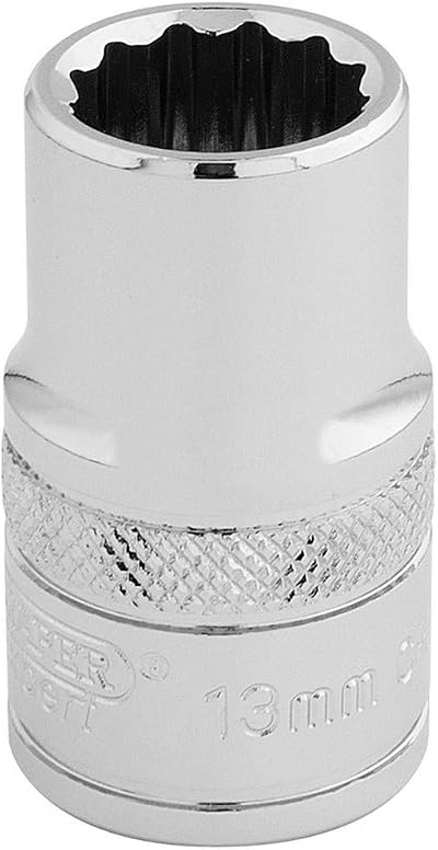 Draper 33105 13mm 1/2 Inch 12 Point Socket Blue Boxed