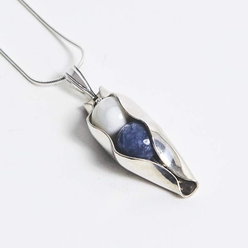 14th Wedding Anniversary Gift Two Peas In A Pod Necklace Two