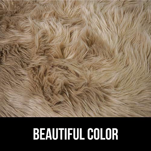 Gorilla Grip Original Premium Faux Fur Area Rug, 2x8, Softest, Luxurious Shag Carpet Rugs for