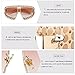 WOWSUM Oversize Fashion Pearl Sunglasses for Women Inspired Brand Designer (pink)