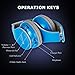 Beyution BT513 Bluetooth Headphones with Built in Mic for Cell Phone, Laptop, PC, Tablet - Retail Package - Blue
