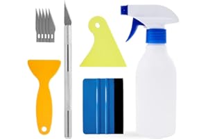 UTSAUTO Window Tint Kit Squeegee Tool Car Vinyl Wrap Felt Edge Squeegee for Car Vinyl Wrap, Window Tint, Wallpaper, Decal Sti