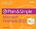 Microsoft OneNote Plain & Simple 2013