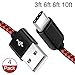 USB Type C Cable, XUZOU 4Pack 3ft/6ft/10ft Nylon Braided USB A to USB C Charger cord for Samsung Galaxy S8/ S8 Plus,Nexus 5X/6P,Huawei P9/ P10,LG G5/ G6,HTC 10,Macbook 12 inches & Macbook Pro 2016