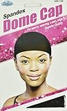Dream Spandex Dome Cap #114 Black, Superior quality, weaving caps, weaving, wigs, bandana, sew in, cap