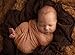 Sunmig Newborn Baby Stretch Wrap Photo Props Wrap-Baby Photography Props (Brown)