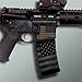 Ultimate Arms Gear Mag Wraps Magwell Slaps FDE Flat Dark Earth Tan US American Patriot Flag AR15/M4/M16 .223 5.56 Waterproof Durable Lower Decal Skin Kit - USA MADE