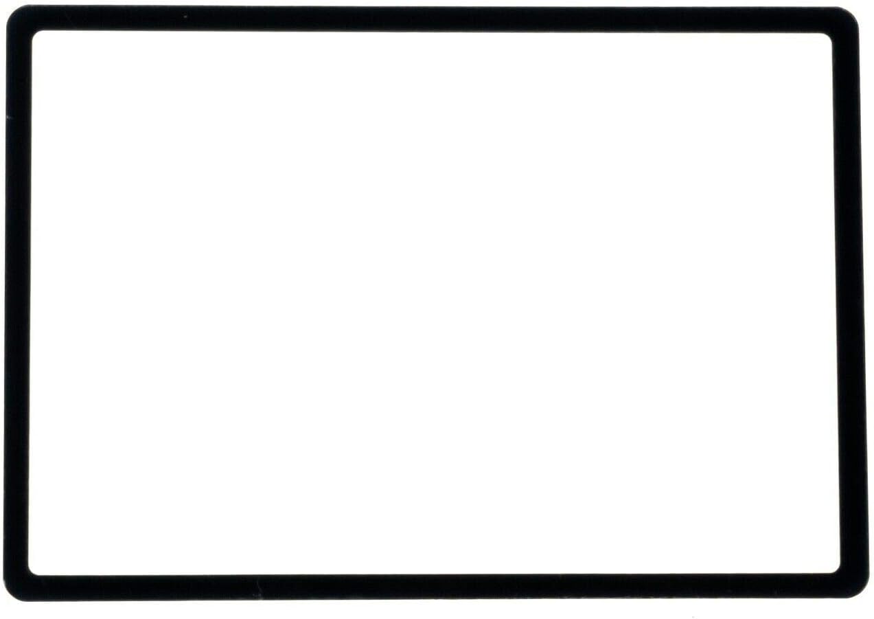Replacement New LCD External Protector Screen Window Display Outer Glass Cover with Double Tape Adhesive for Canon EOS 6D