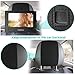 COOAU Car DVD Player Headrest Mount Holder Durable Car Back Seat DVD Strap Case for 10-10.5 inch Swivel & Flip Portable DVD Players
