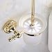 Leyden Wall Mount Bathroom Ti-PVD Gold Finish Brass Material Toilet Brush Holder