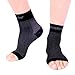 Doc Miller Ankle Brace for Women & Men – Foot Compression Sleeve, Toeless Wrap & Support for Pain Relief, Plantar Fasciitis, Achilles Tendonitis & Injury Recovery, 1 Pair