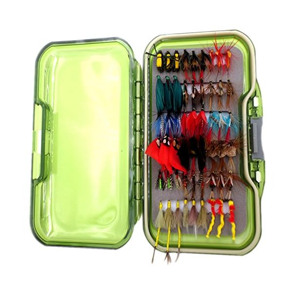 Flyafish-Vintage-54pcs-Dry-Flies-Fly-Lure-Bass-Bait-Lure-Stream-Trout-Fishing