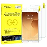 PASBUY 2 Pack [ Japan Glass ] Super thin 0.26mm Premium Tempered Glass film Screen Protector-Retail packing for Samsung Galaxy C9 Pro