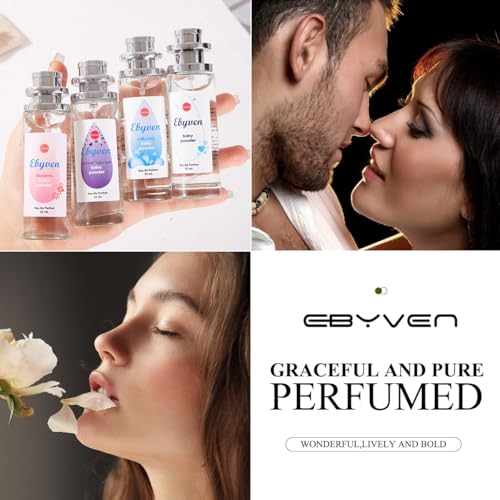 LBOYLOVE® Long Lasting Baby Powder Fragrances, Fresh and Light Scent Baby Tower Perfume, Long-lasting Moisture & Fragrance - Gift for Women Gentle Baby Powder & Floral Notes 35ml