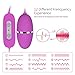 USB Bullet Egg Vibrator,LUV-SPOT Multi-Speed Powerful Waterproof Wand Massager Control Vibrating Stimulator Vaginal Kegal Balls for Women or Couple (Purple)