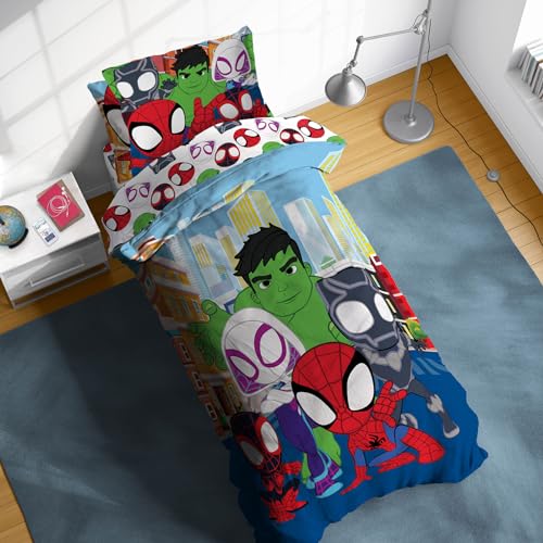 Sunny Side Up Marvel Spidey & His Amazing Friends Twin Comforter Set