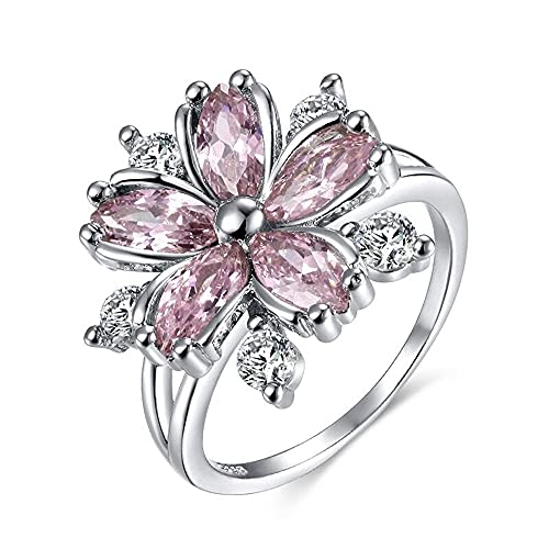 Luxury 925 Sterling Silver Womens Ring Shiny