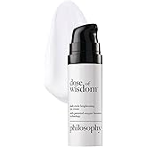 philosophy dose of wisdom dark circle eye cream - with hyaluronic acid, vitamin C & caffeine - brigthens & hydrates skin - 0.5 fl oz