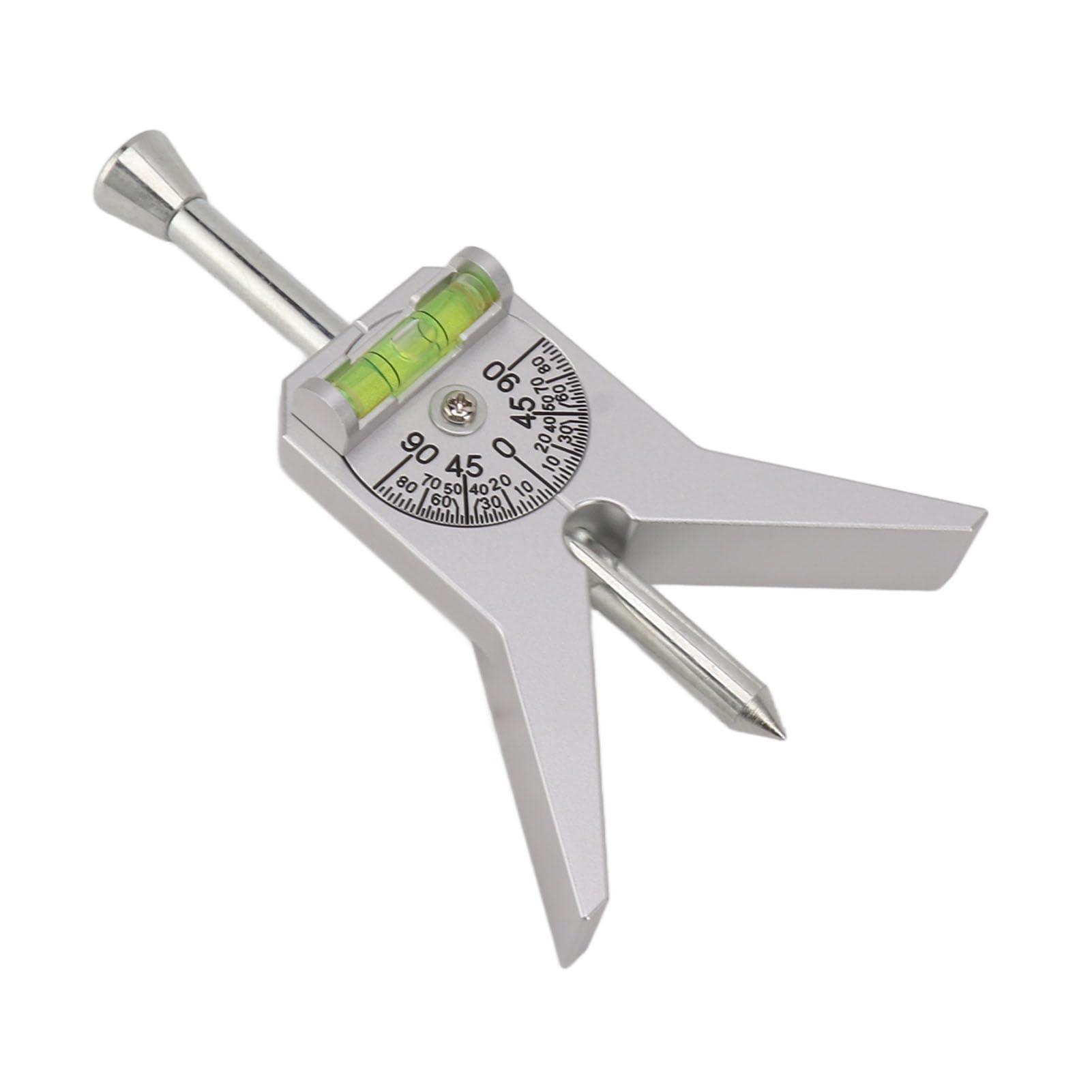 Accurate Location Pipe Center Finder, Pipe Fitting Aluminum Tools for Pipe Measurement, Improves Work Efficiency, Easy to Use, Ideal for House Renovation and Pipe Layout