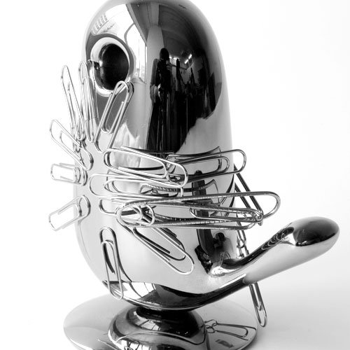 Alessi "Chip Paper Clip Holder In Chrome Plated Zamak eBay